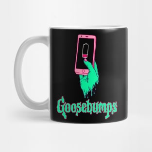 Goosebumps in the Z generation , no battery and phone addiction Mug